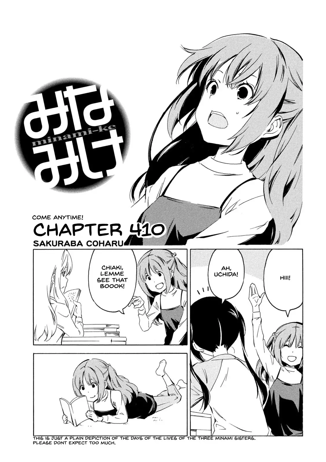 Minami-ke-Chapter 410